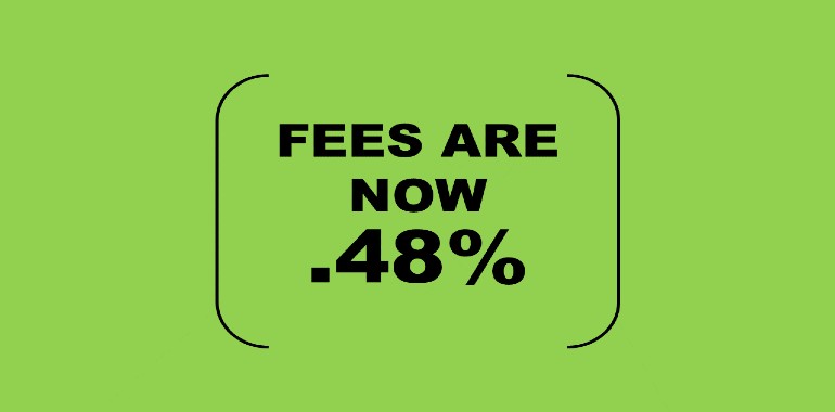 We did it again! The investment management fees are lower!